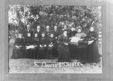 Photograph: St. David's Choir, circa 1900