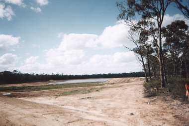 Photograph: Dam at Reef Mining, Tarnagulla, September 17, 1996