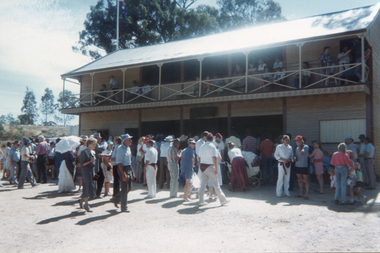 Photograph: Opening of restored pavillion at Tarnagulla Recreation Reserve, 1st December, 1990