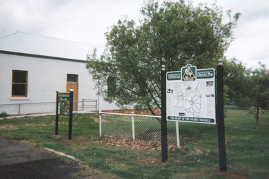 Photographs: Tourist Signs Next To Public Hall, Tarnagulla, early 1990s