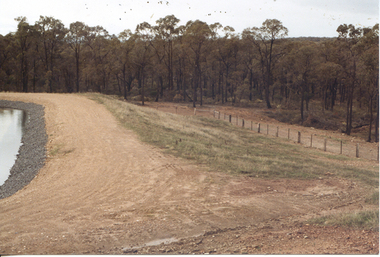 Photograph, New water storage basin, Tarnagulla, 1987