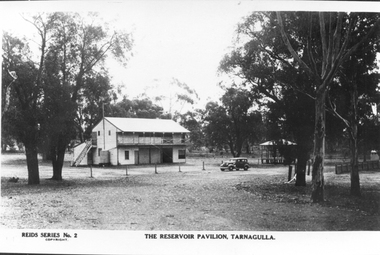 Postcard, Reids Series No.2 - The Reservoir Pavilion, Tarnagulla, circa 1920