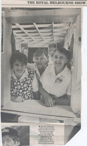 News article: CWA Women at the Royal Melbourne Show, 22/09/1993