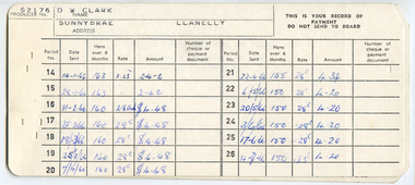 Poultry Levy Collection Booklet, 1960s