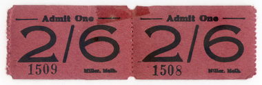 Tickets: Tarnagulla Fair, 1966