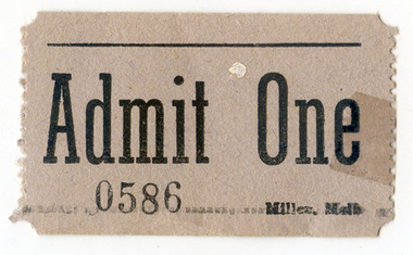 Ticket: Tarnagulla Fair, 1966