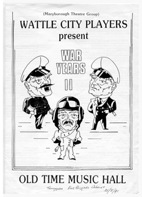 Programme: War Years II, 1991