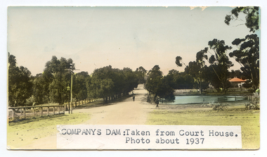 Postcard: Company's Dam, circa 1937