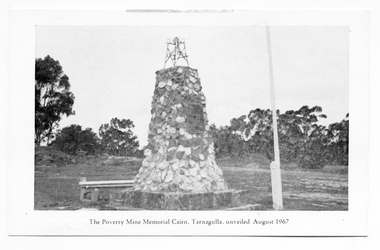 Card: Poverty Mine Monument, Tarnagulla