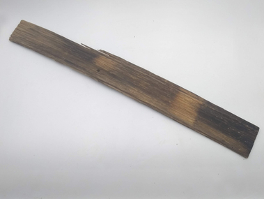 Wooden shingle from roof of Tarnagulla State School