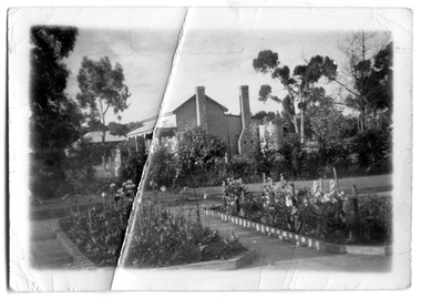 Photograph: 64 Gladstone Street, Tarnagulla from the garden of number 68, c1955, 1955