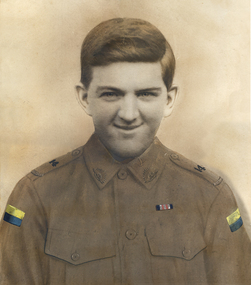 Portrait of George Radnell in uniform, c.1916