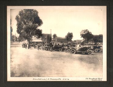 Programme - British Scientists at Tarnagulla 16 August 1914, Photograph of British Scientists at Tarnagulla 16 August 1914