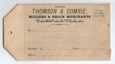 Thomson and Comrie, Millers and Grain Merchants, Flour Bag Label