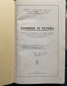 Book Dealing With Scientists' Visit to Tarnagulla in 1914