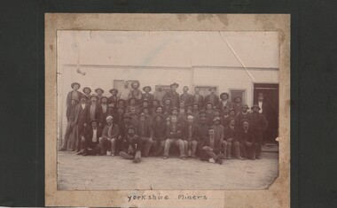 Photograph of Yorkshire Miners, c.1900