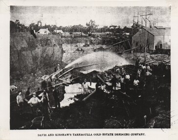 Photograph of the  Tarnagulla Gold Estates Dredging Plant, c.1906