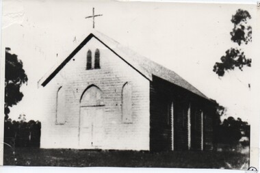 Photograph of a Wooden Church Building at Tarnagulla