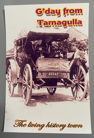 Postcard of Tarnagulla - Bob Ousley's Car