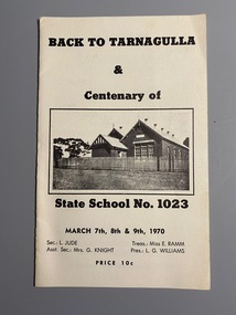 Booklet, Back to Tarnagulla, 1970