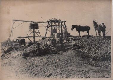 Two Photographs of Poseidon United Gold Mine, c.1909