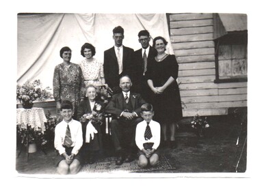 Photograph of Golden Wedding, Anne and Herb Lummis, 1960