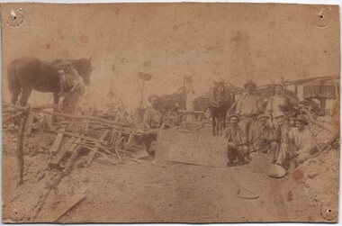 Photograph of the Homeward Bound Claim, Nick O' Time Rush, c1904