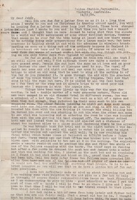 Two Letters from Constable M. Molloy of Tarnagulla, 1934 and 1938