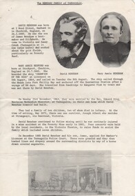 The Renshaw Family of Tarnagilla, by Murray Comrie