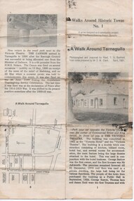 Brochure, A Walk Around Tarnagulla, 1981
