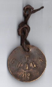 Stock Tag stamped "T GULLA 48"