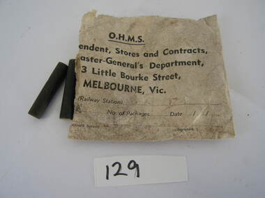 Paper packet and contents