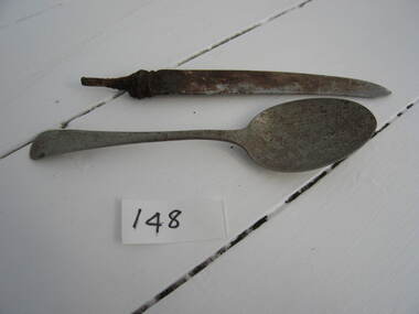 Spoon and knife
