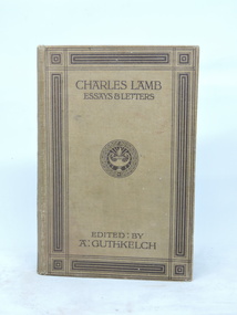 Charles Lamb Essays & Letters, 1906