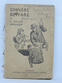 Sinners Beware, c1930