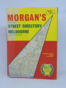 Morgan's Street Directory Melbourne, Morgan's Official Street Directory Melbourne and Suburbs, c1966