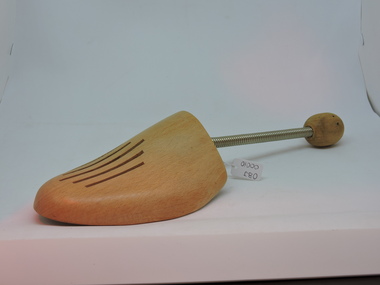 Tool - Shoe stretcher, Wooden and metal shoe stretcher