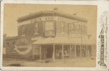 Photograph, Corner of Mitchell and Sydney Street, 1865