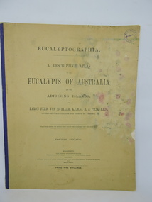 Book, Baron Ferdinand von Mueller et al, EUCALYPTOGRAPHIA. Fourth Decade, 1879