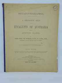 Book, Baron Ferdinand von Mueller et al, EUCALYPTOGRAPHIA. Third Decade, 1879