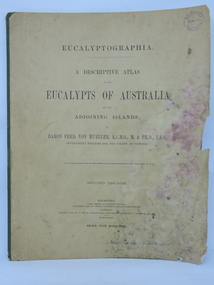 Book, Baron Ferdinand von Mueller et al, EUCALYPTOGRAPHIA. Second Decade, 1879