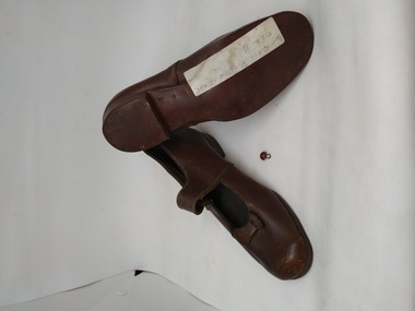 Clothing - Pair Child's Leather Button up Shoes, Child's Leather Shoes