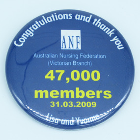 Australian Nursing Federation commemoration badge, 2006