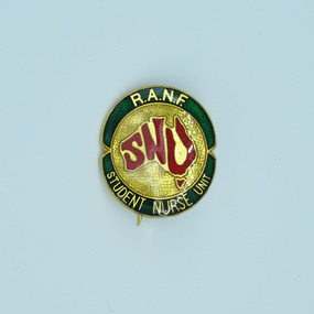 Royal Australian Nursing Federation student nurse pin, [1980s?]