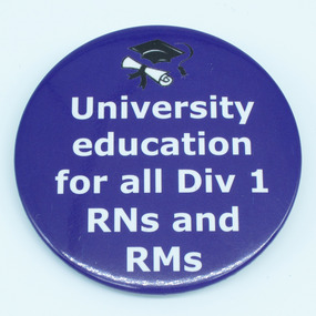 Australian Nursing Federation nurse training campaign badge