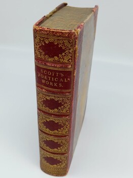 Spine Scott's Poetical works 1866