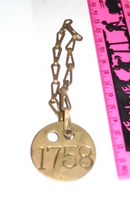 Token, time, State Coal Mine, 1912 - 1968