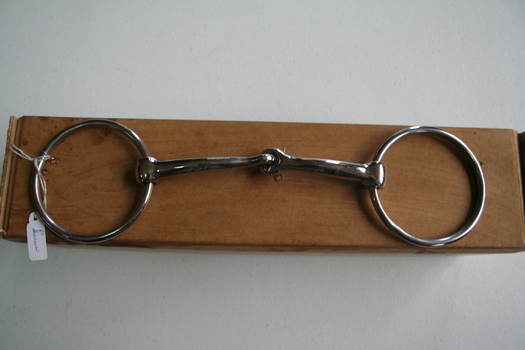 Nickel plated horse bit,  equestrian accessory