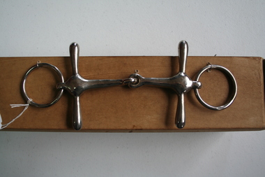  nickel plated horse bit,  equestrian accessory