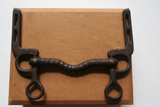 Liverpool driving metal horse bit, equine accessory